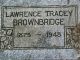 Lawrence Tracy Brownbridge headstone